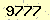 請輸入此驗證碼 : 9777