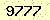 請輸入此驗證碼 : 9777
