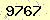 請輸入此驗證碼 : 9767