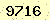 請輸入此驗證碼 : 9716