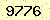 請輸入此驗證碼 : 9776