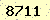 請輸入此驗證碼 : 8711