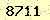 請輸入此驗證碼 : 8711