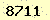 請輸入此驗證碼 : 8711