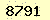 請輸入此驗證碼 : 8791