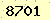 請輸入此驗證碼 : 8701