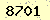 請輸入此驗證碼 : 8701