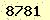 請輸入此驗證碼 : 8781
