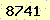 請輸入此驗證碼 : 8741