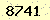請輸入此驗證碼 : 8741