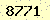 請輸入此驗證碼 : 8771