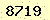 請輸入此驗證碼 : 8719