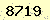 請輸入此驗證碼 : 8719