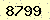 請輸入此驗證碼 : 8799