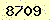 請輸入此驗證碼 : 8709