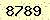 請輸入此驗證碼 : 8789
