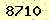 請輸入此驗證碼 : 8710