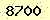 請輸入此驗證碼 : 8700