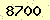 請輸入此驗證碼 : 8700