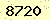 請輸入此驗證碼 : 8720