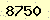 請輸入此驗證碼 : 8750