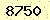 請輸入此驗證碼 : 8750
