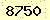 請輸入此驗證碼 : 8750