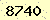 請輸入此驗證碼 : 8740