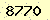 請輸入此驗證碼 : 8770