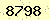 請輸入此驗證碼 : 8798