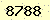 請輸入此驗證碼 : 8788