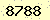 請輸入此驗證碼 : 8788