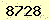 請輸入此驗證碼 : 8728