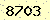 請輸入此驗證碼 : 8703