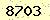 請輸入此驗證碼 : 8703
