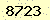 請輸入此驗證碼 : 8723