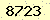 請輸入此驗證碼 : 8723