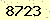 請輸入此驗證碼 : 8723