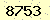 請輸入此驗證碼 : 8753