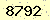 請輸入此驗證碼 : 8792