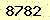 請輸入此驗證碼 : 8782