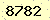 請輸入此驗證碼 : 8782
