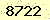 請輸入此驗證碼 : 8722