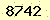 請輸入此驗證碼 : 8742