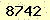 請輸入此驗證碼 : 8742