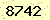 請輸入此驗證碼 : 8742