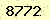 請輸入此驗證碼 : 8772