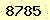 請輸入此驗證碼 : 8785