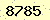 請輸入此驗證碼 : 8785