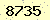 請輸入此驗證碼 : 8735